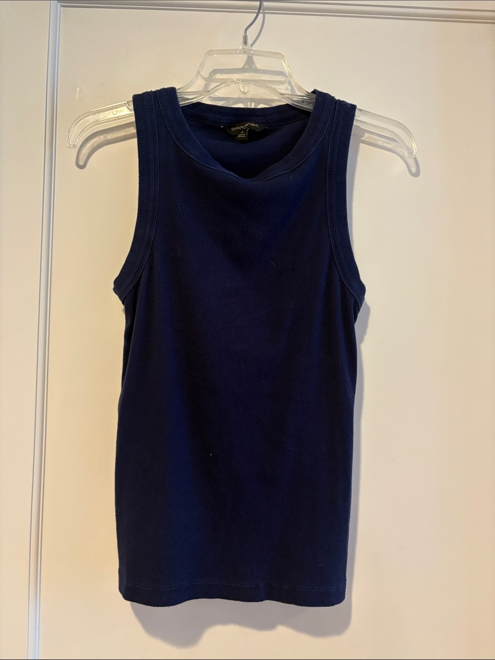 Banana Republic Navy Ribbed Tank Top